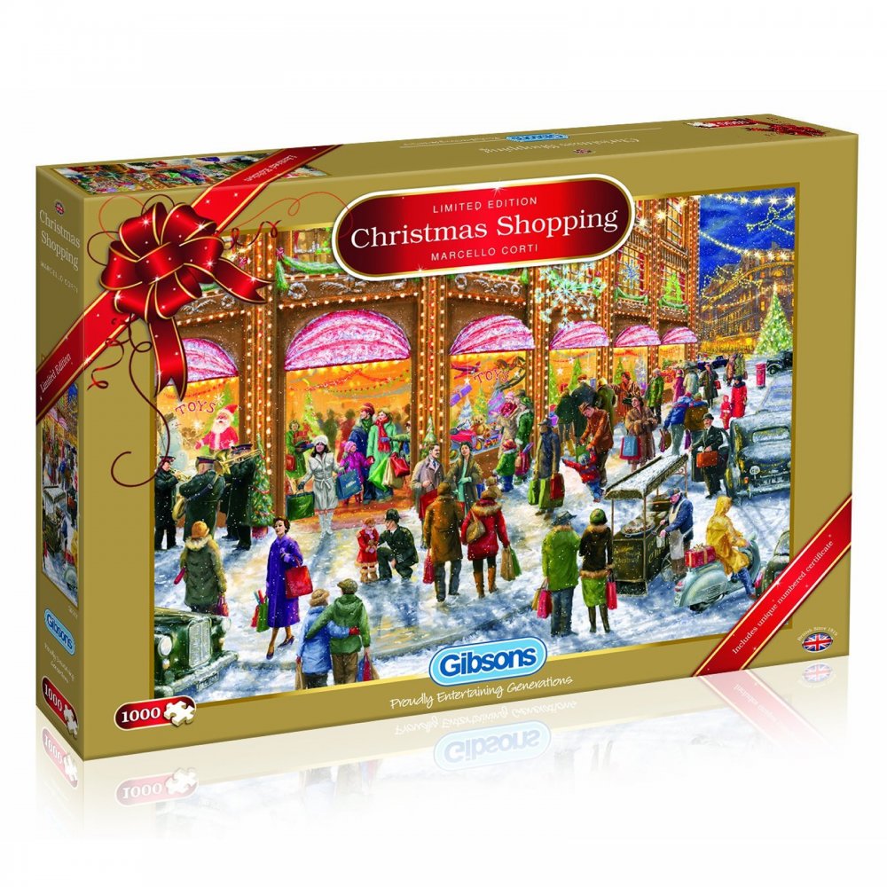 2012 Limited Edition Christmas Shopping - 1000 Piece Puzzle - Jigsaw ...