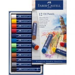 Faber-Castell Box of 24 Assorted Oil Colours