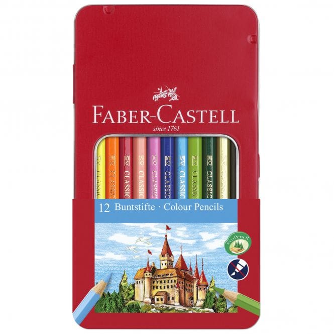 Faber-Castell Learning Collection Faber-Castell Learning Collection Classic Colour Pencils Tin of 12