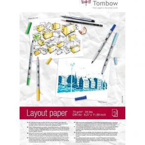 Tombow A5 Bristol Paper Drawing Pad 250 g/m²