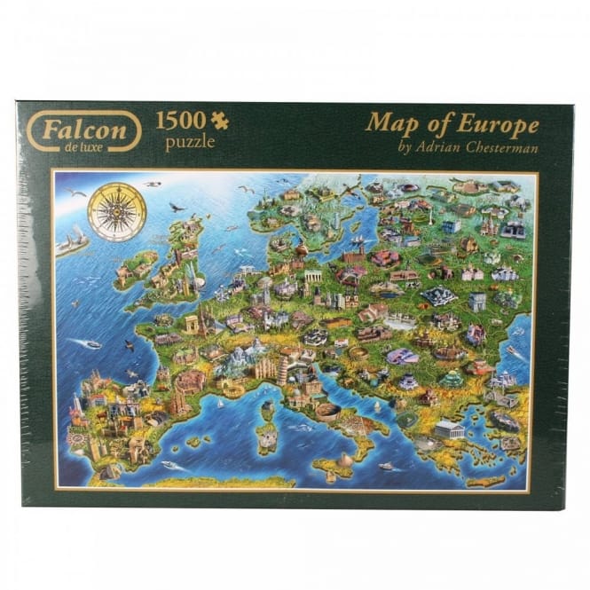 Jumbo Jumbo Map Of Europe - 1500 Piece Puzzle