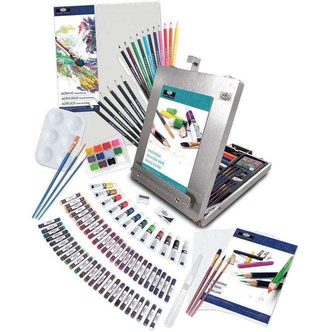 Royal & Langnickel Royal & Langnickel Mixed Media Studio Easel Set 151 Pieces