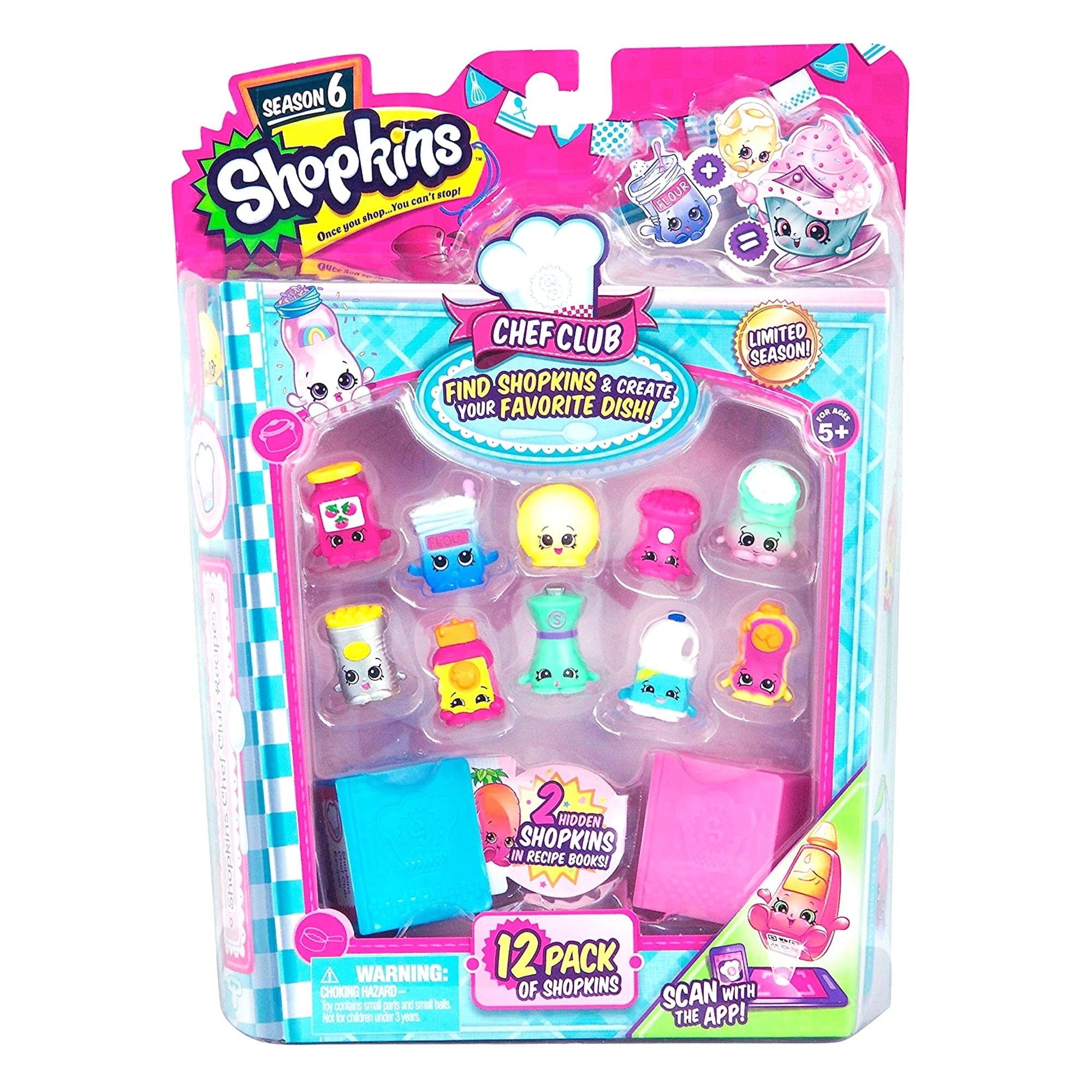 SHOPKINS CHEF CLUB 12 PACK LIMITED SEASON 6